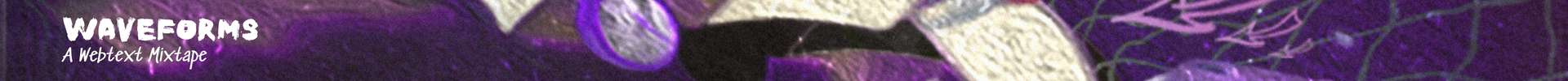 Waveforms Webtext Slim Banner